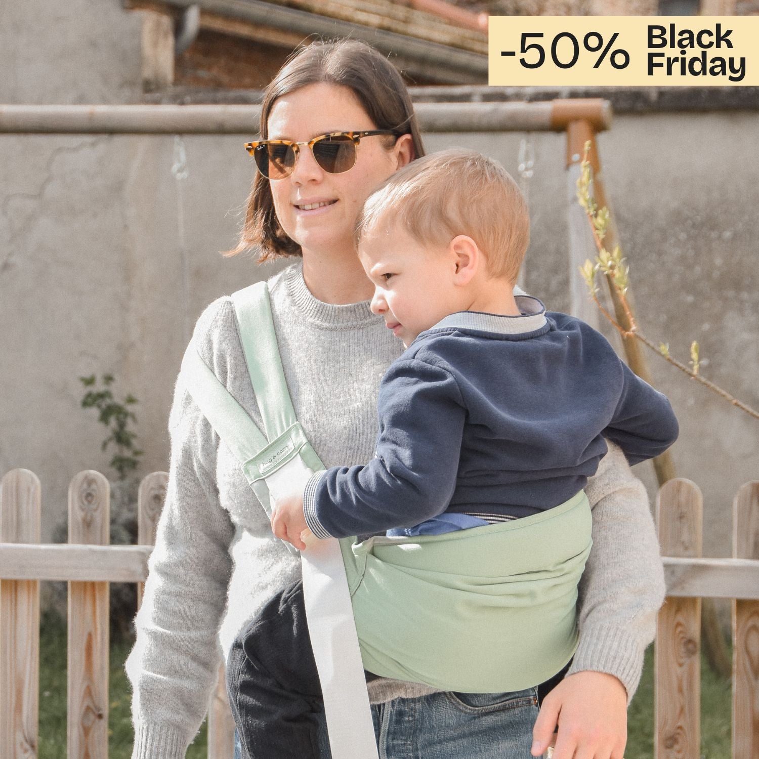 Porte-bébé Sling® vert