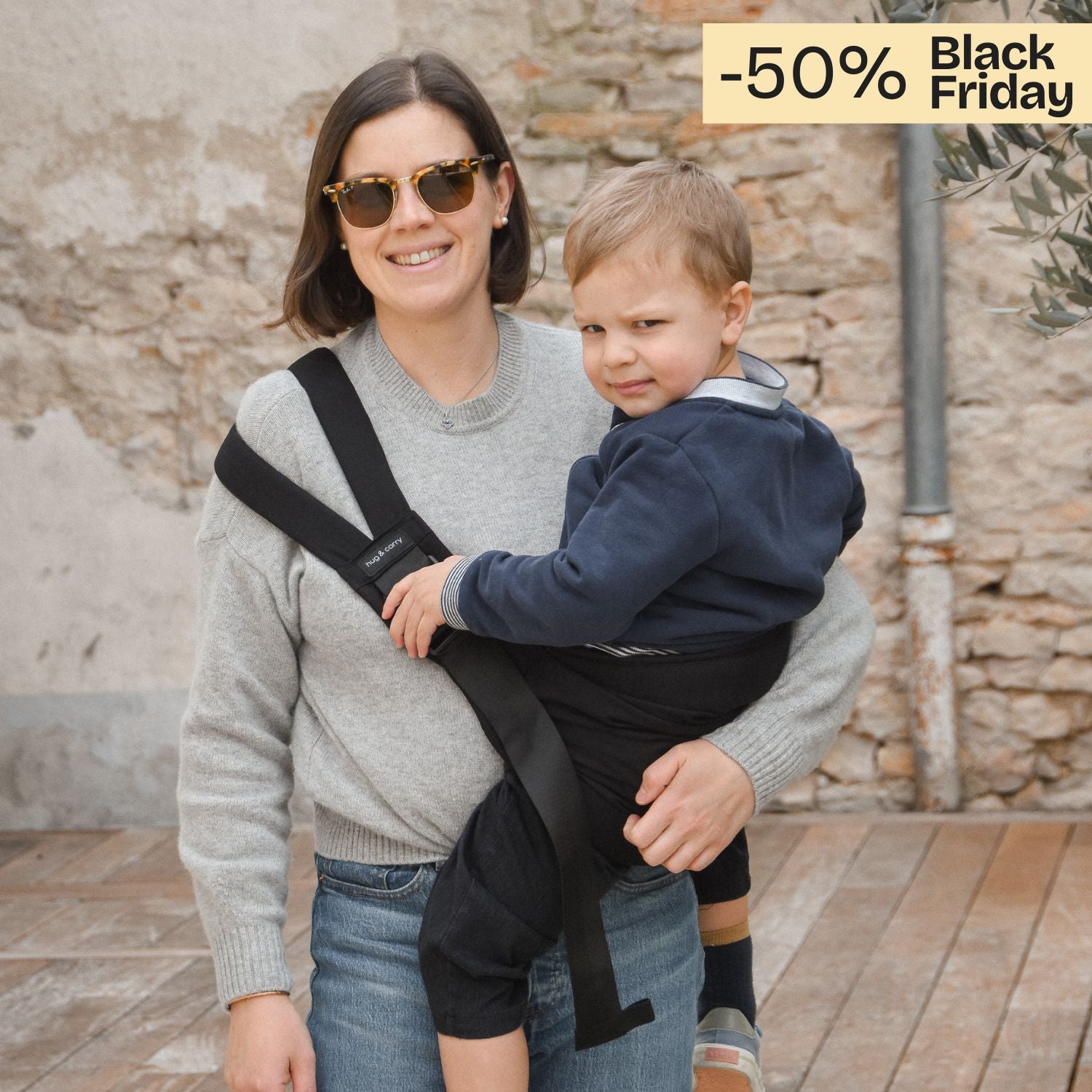 Porte-bébé Sling® noir