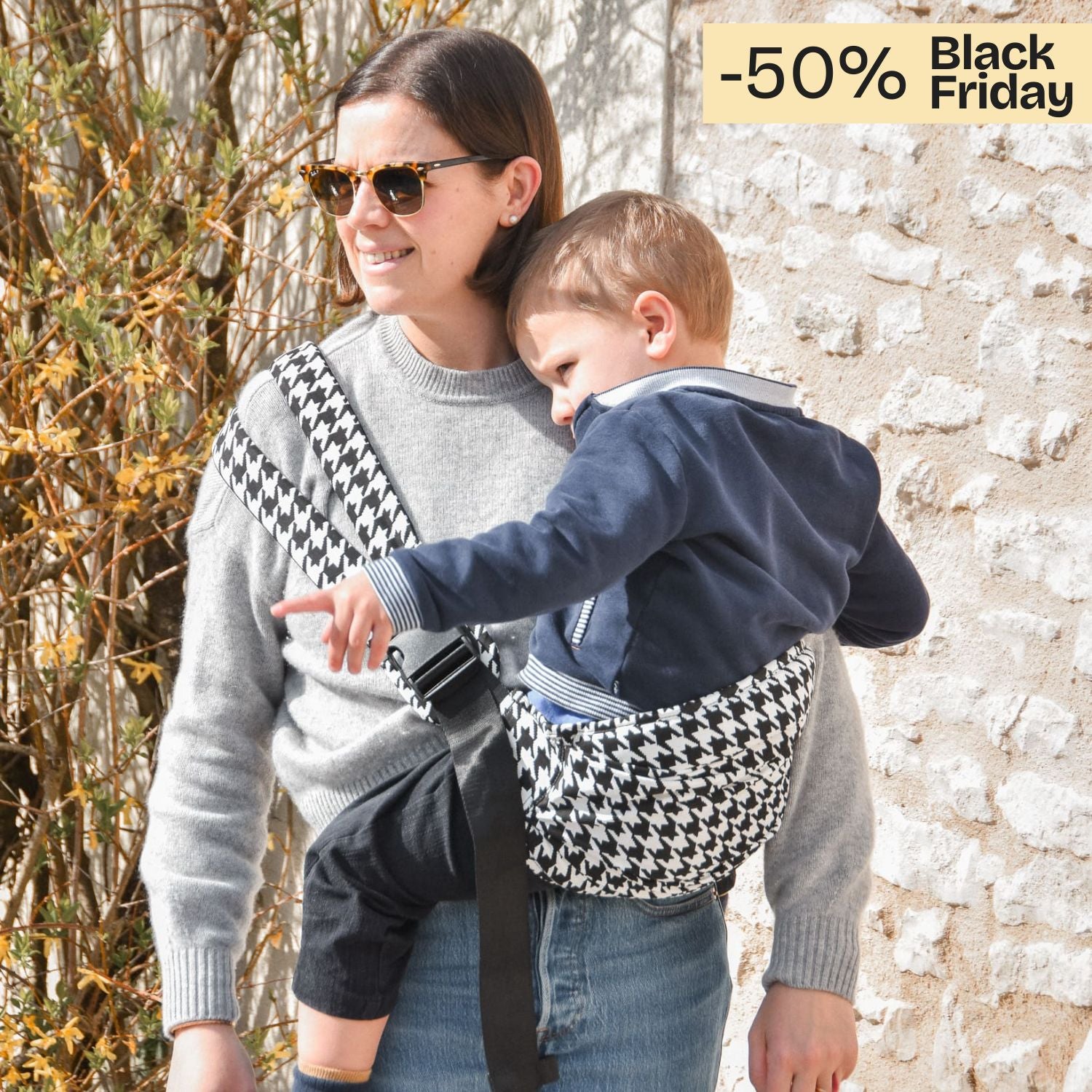 Porte-bébé Sling® pied-de-poule